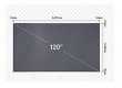 Màn chiếu Epson ELPSC36 - Màn chiếu tương phản cao 120 inch ALR