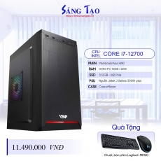 PCSTA VĂN PHÒNG (I7-12700/ 16GB/ 512GBSSD / 500W / KB+M) - I712H616512500