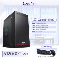 PCSTA VĂN PHÒNG (I5-11400/ 8GB/ 256GBSSD / 350W / KB+M) -I511H58256350