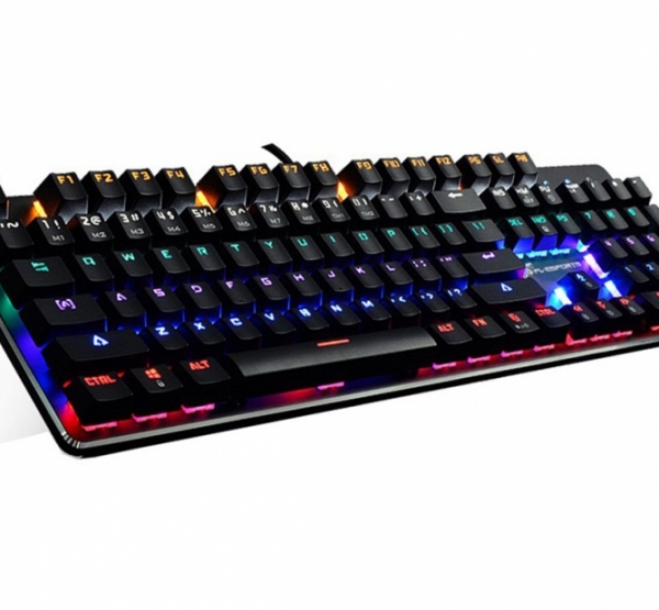 Keyboard FL Esports K180 đen LED (USB) 