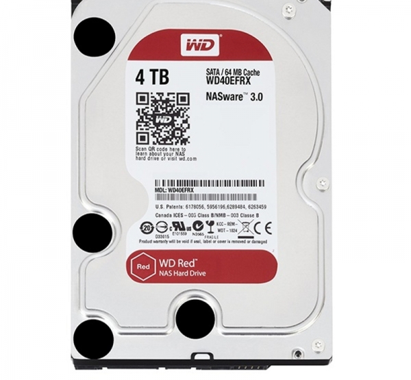 Ổ Cứng HDD WESTERN 4TB 3.5 SATA3 WD40EFRX (5400rpm)